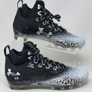 Under Armour Spotlight Clone MC Black 3026343-001 Women's Sz 10 Football Cleats